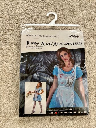 Bloody Alice im WunderlandHalloween Kostüm Damen – NEU & OVP