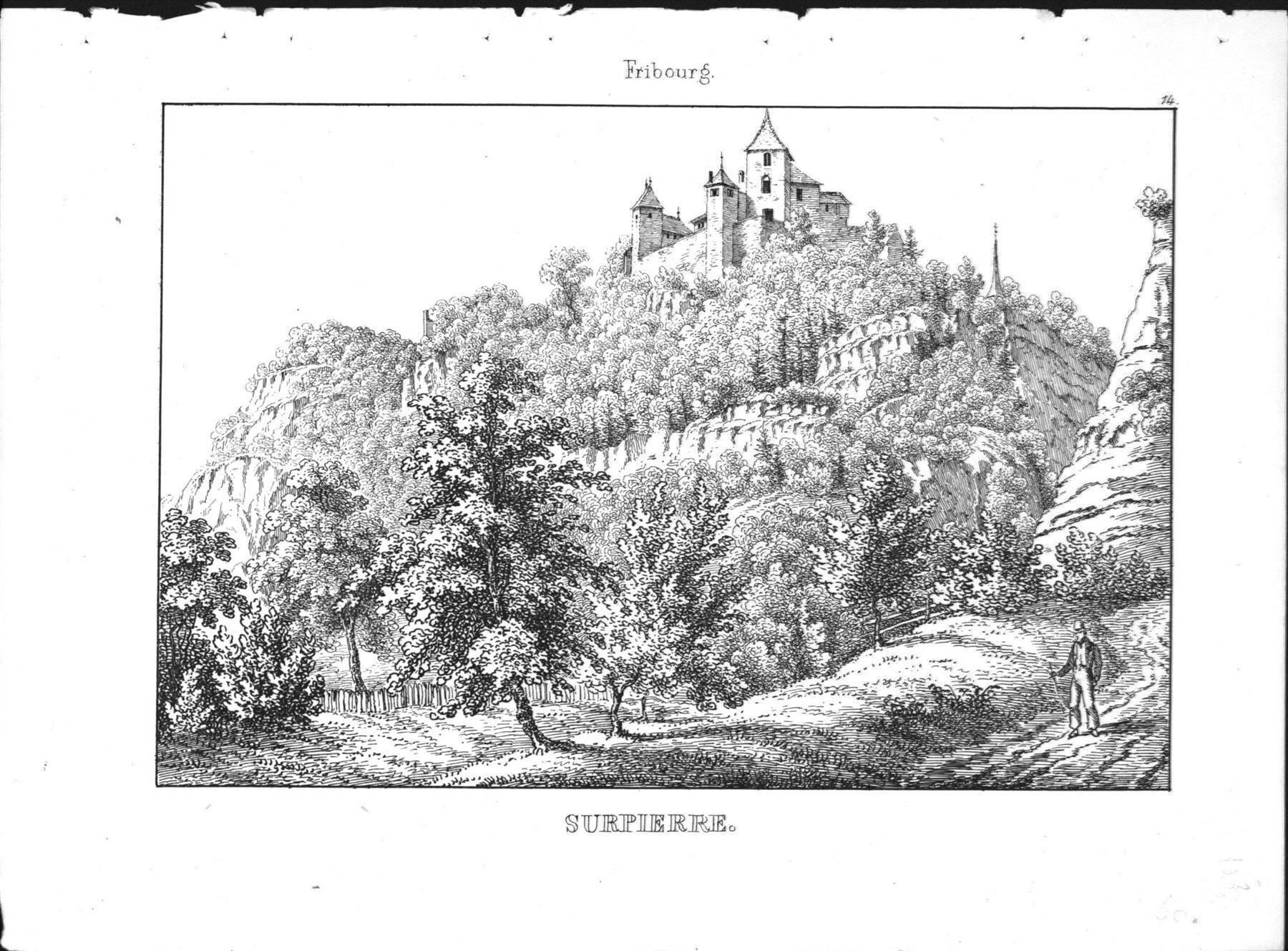 Incisioni: Surpierre von Wagner 1840 – Usato da Rafz venduto da Helvet32