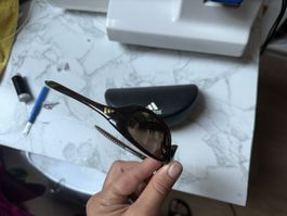 Sonnenbrille Adidas braun mit Etui gebrauchter Zustand