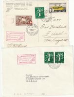 Brief und Karte von der Landi-Wehrvorführung 1939