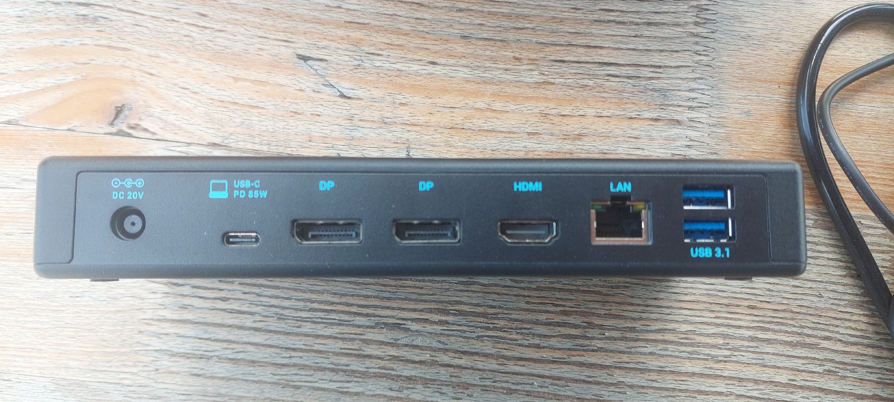 Docking station: USB-C Docking Station: 2x DP, HDMI, LAN, 3x USB 3.1, USB C – Usato da Rapperswil SG venduto da Indoc