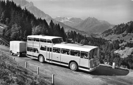 Frutigen Adelboden BE Autobus Linie Frutigen Adelboden