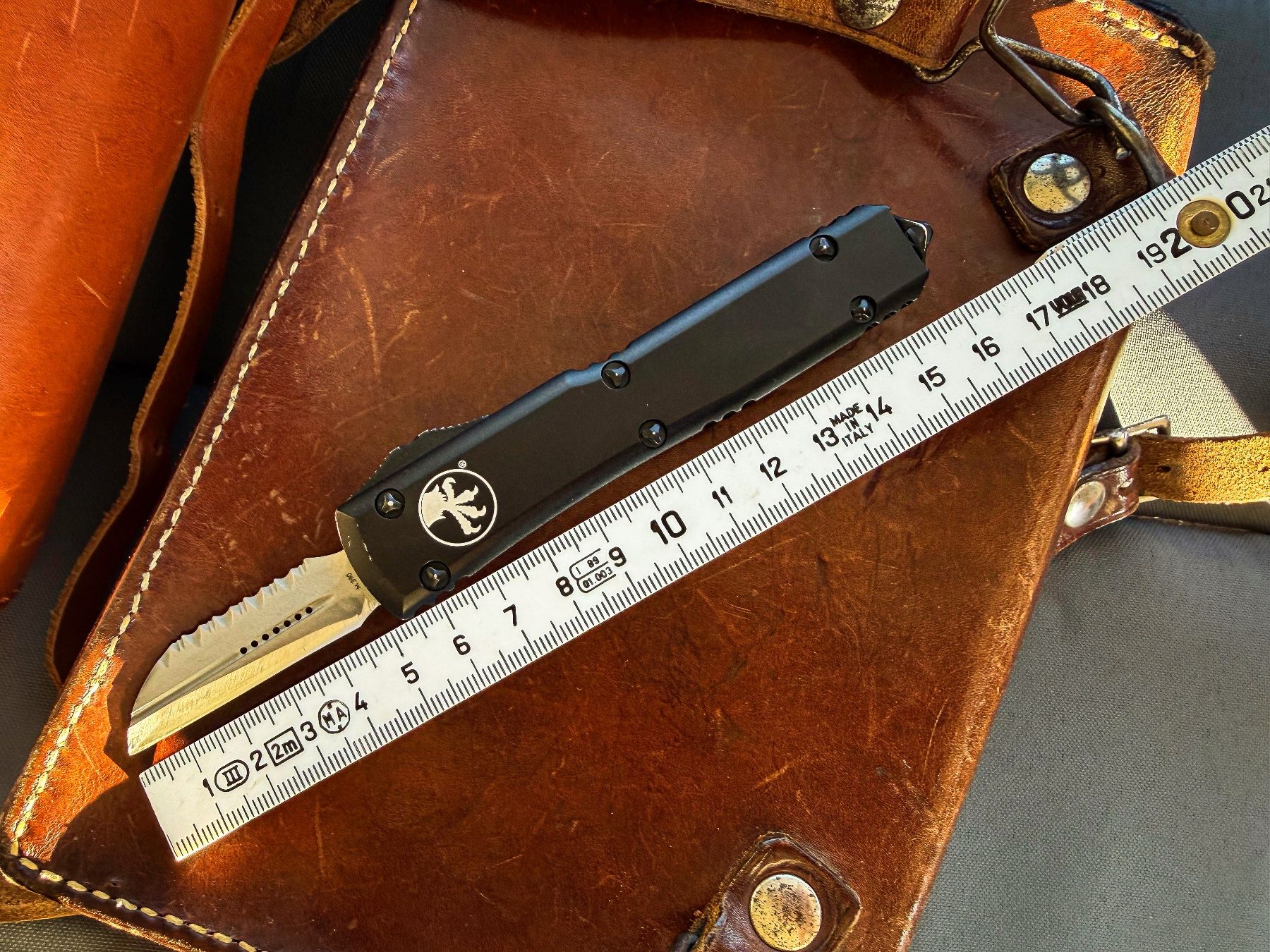 Taschenmesser: MICROTECH CUSTOM – 5 CM M390 – UNIKAT – Gebraucht aus Reinach AG von Rousseau_J 1