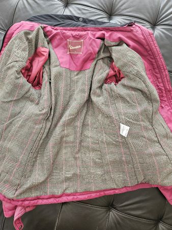 Vespa Motorradjacke Damen Gr. XL Pink – mit Protektoren