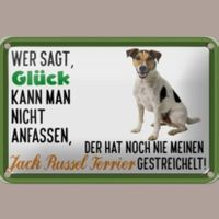 🔥 JACK RUSSELL Hunde Blechschild 💚 12x18cm OVP🔥