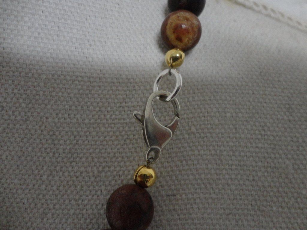 Catenine: Halskette - Picasso-Jaspis – Nuovo (secondo la descrizione) da Biberist venduto da tl-schmuck 5