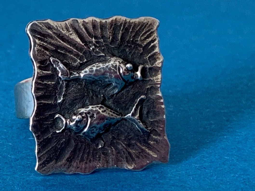 Anelli: Silberring Sternzeichen FISCH (55) – Usato da Dittingen venduto da Bijoubelle 1