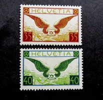 Briefmarken Schweiz Flugpost 1929 ungebraucht