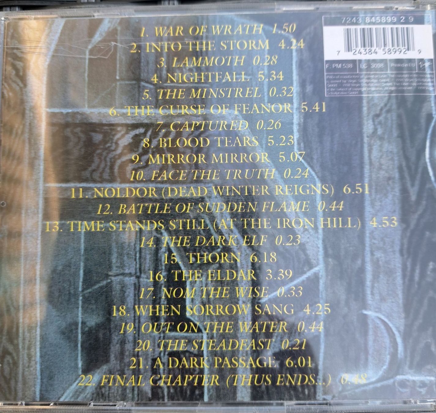 CDs: Blind Guardian - Nightfall in Mittle Earth – Gebraucht aus Malters von Danielab2 1