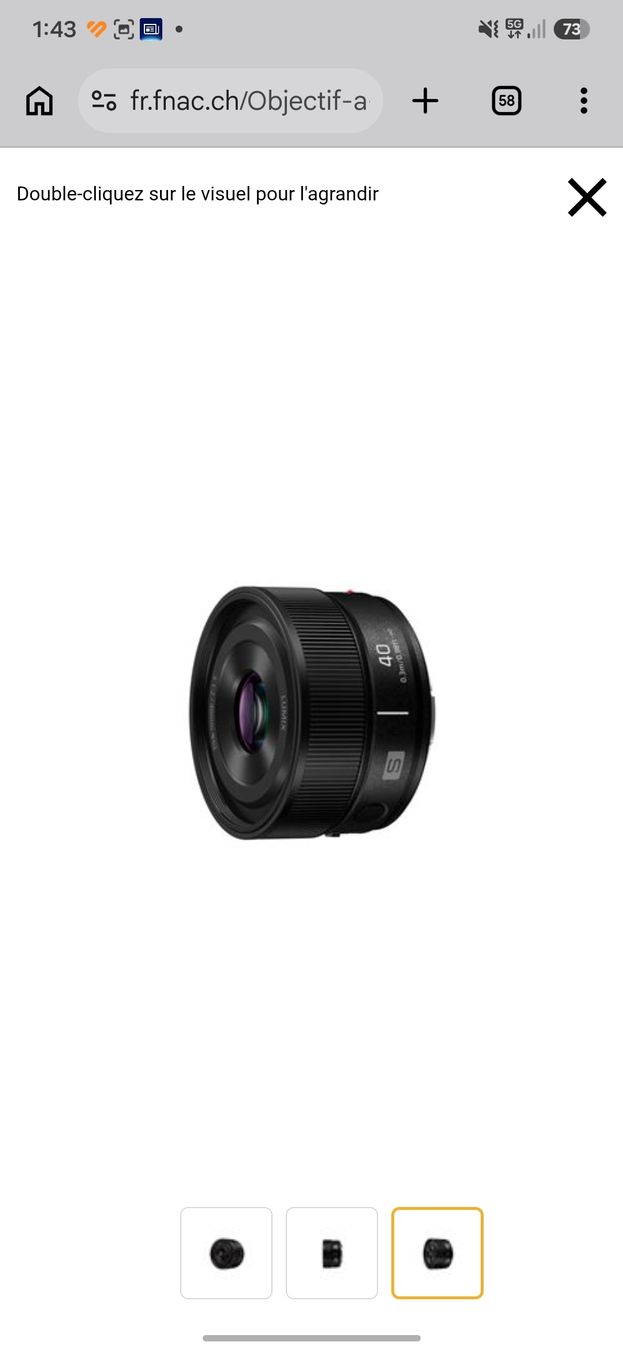 Panasonic Kamera: Lumix S5 plein format objectif 28-200 et objectif 40 f2  – Gebraucht aus Lancy von alp_wcm8 2
