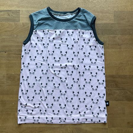 Trägershirt, Cats, Selfmade, Gr. 158/164