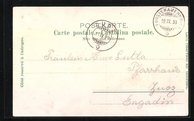 Cartoline postali: Litho Rigi-Kulm, Rigi-Kaltbad, Blick vom – Usato da Berlin venduto da bartko-reher 1