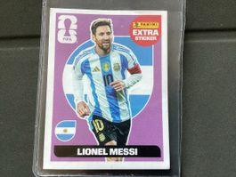 PANINI EXTRA STICKER LIONEL MESSI VIOLETTE 