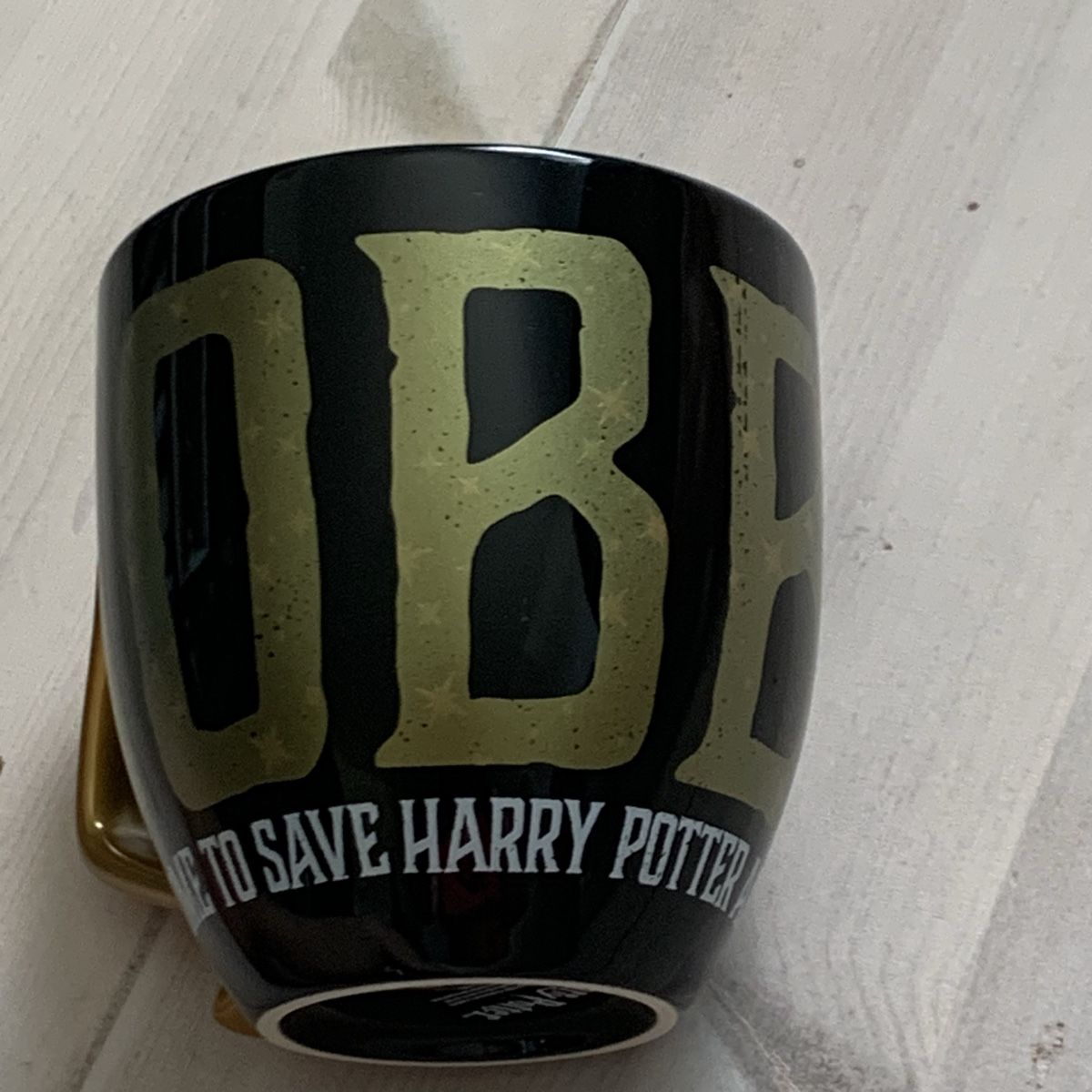 Tazze: Harry Potter Tasse /Dobby / mit Gold Henkel – Usato da Hinteregg venduto da GARANTA 1