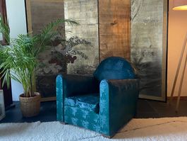 Fauteuil club art déco