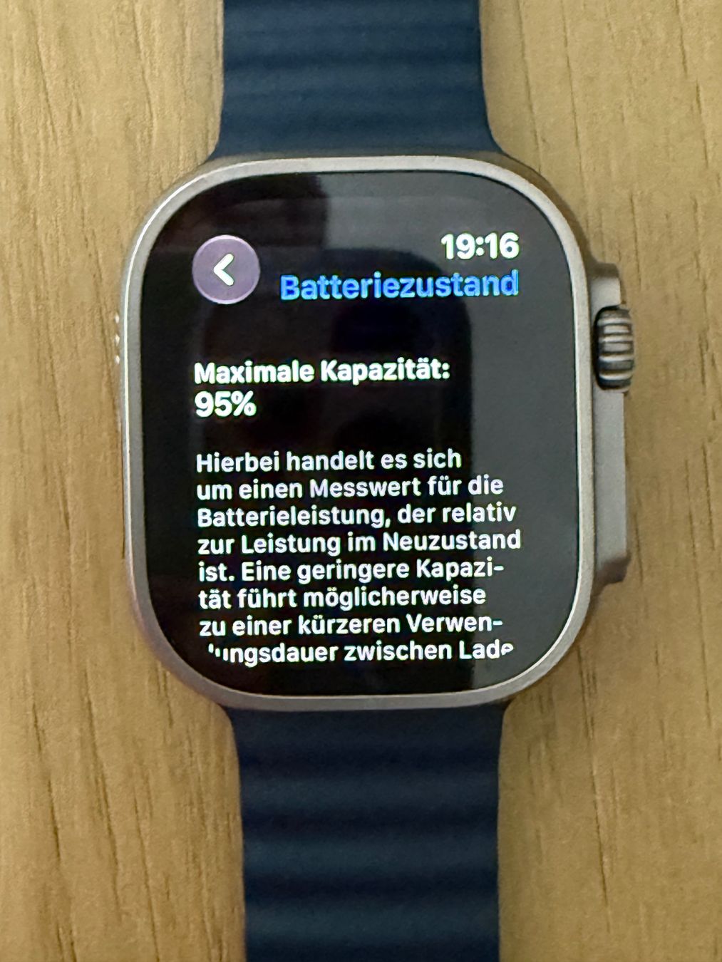Apple Smartwatch: Apple Ultra Watch 2 / Blue Ocean Band – Gebraucht aus Ruswil von Koaknus 2