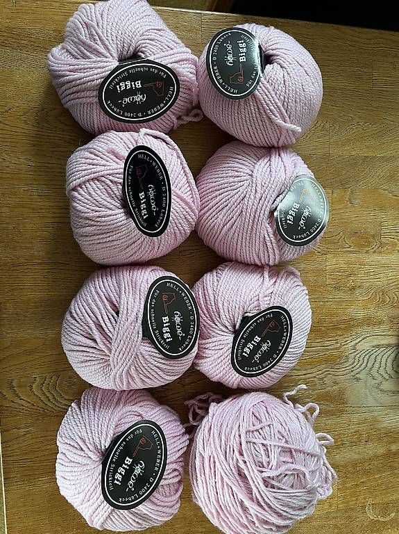 Lana: Wolle rosa pink  – Usato da Eschen venduto da 1sc_xgk7