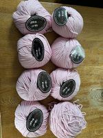 Wolle rosa pink 