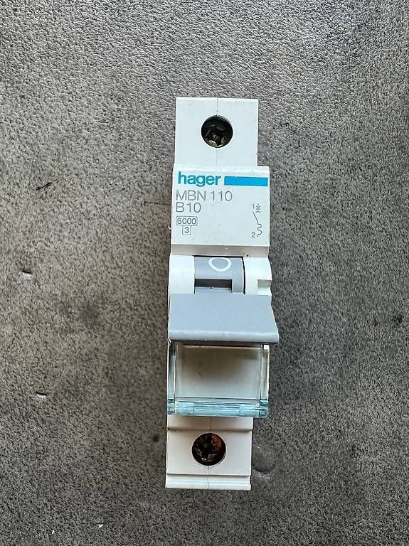 Schalter: Hager MBN 110 B10 – Gebraucht aus Oberhof von Janis33