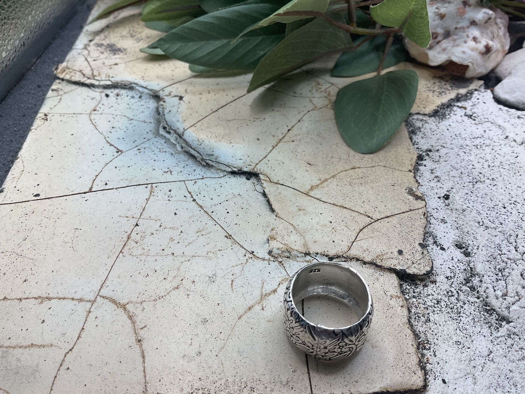 Ringe: Silberring mit Muster, Gr. 55 – Neu (gemäss Beschreibung) aus luzern von Alpendorf1 2