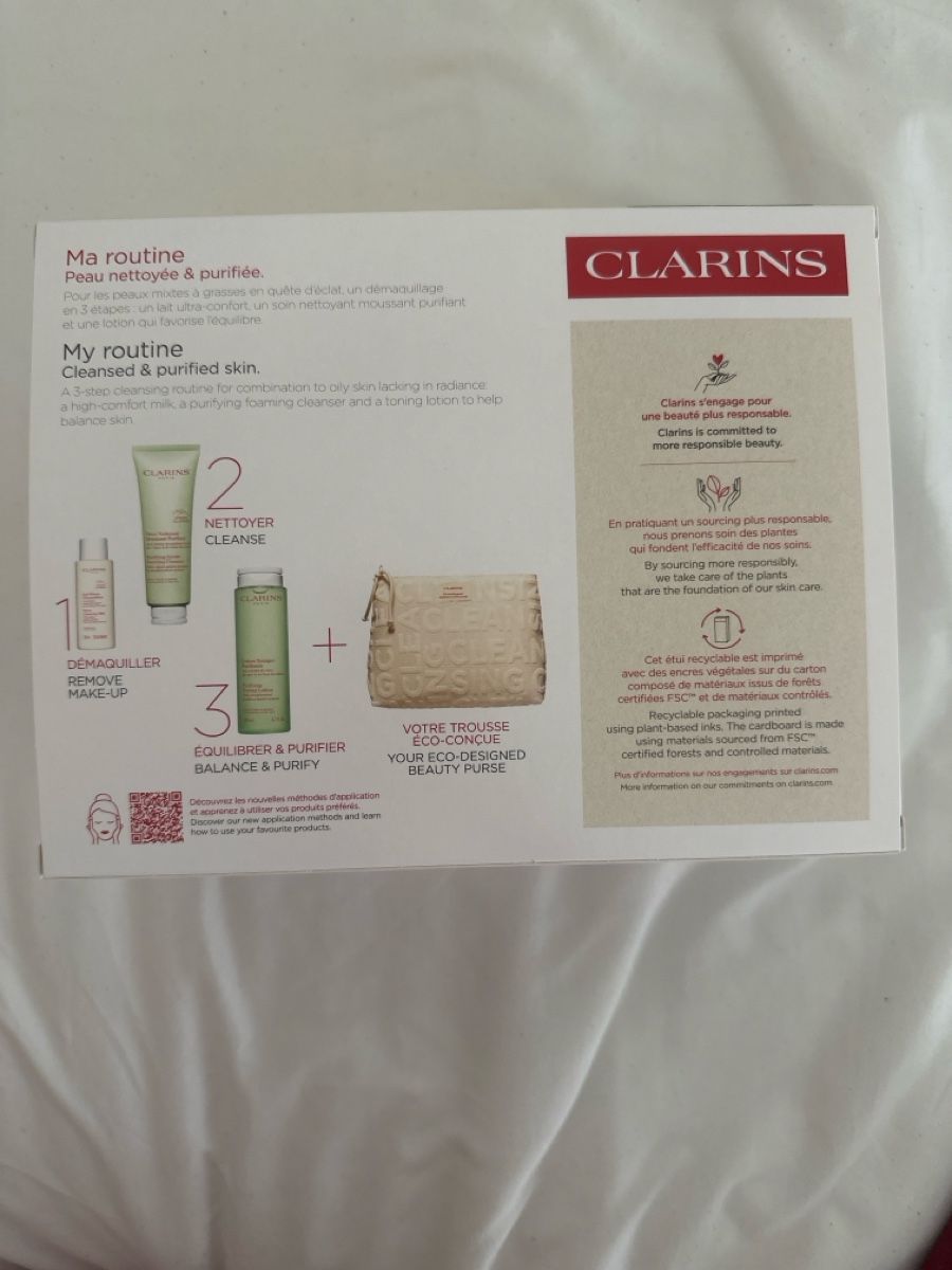 Clarins Soins du visage: Coffret Clarins visage – Neuf avec emballage d'origine à Nyon par haj_bm8h 1