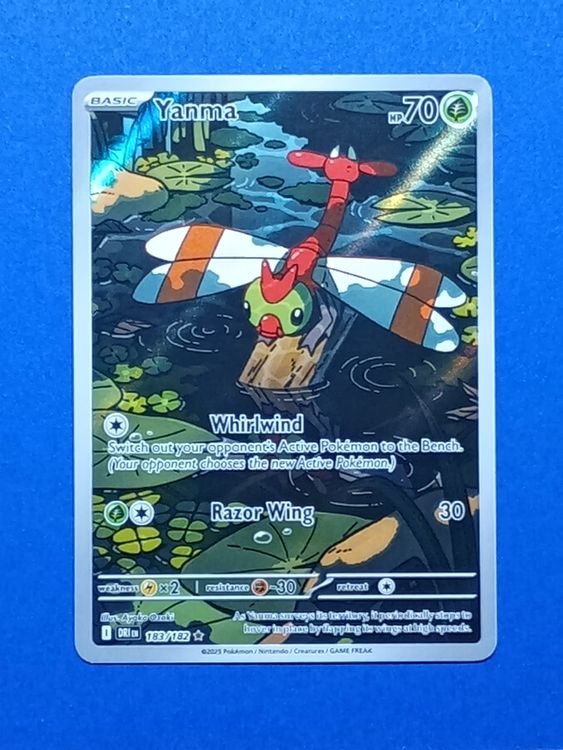Pokemon TCG Destined Rivals Team Rocket Yanma 183 IR 🇬🇧 (Neu (gemäss ...