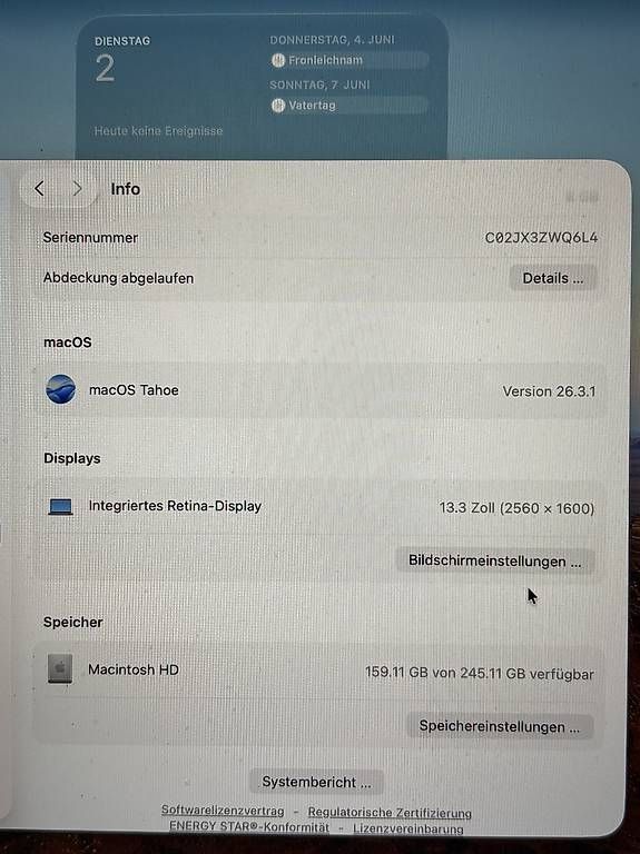 Notebook: Macbook Air M1 13 Zoll – Usato da Gattikon venduto da dyanchenko 1