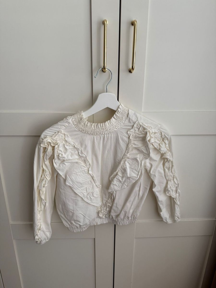 Bershka Camicette: Elegante Bluse mit Rüschen Gr. S – Usato da Grenchen venduto da Bach94