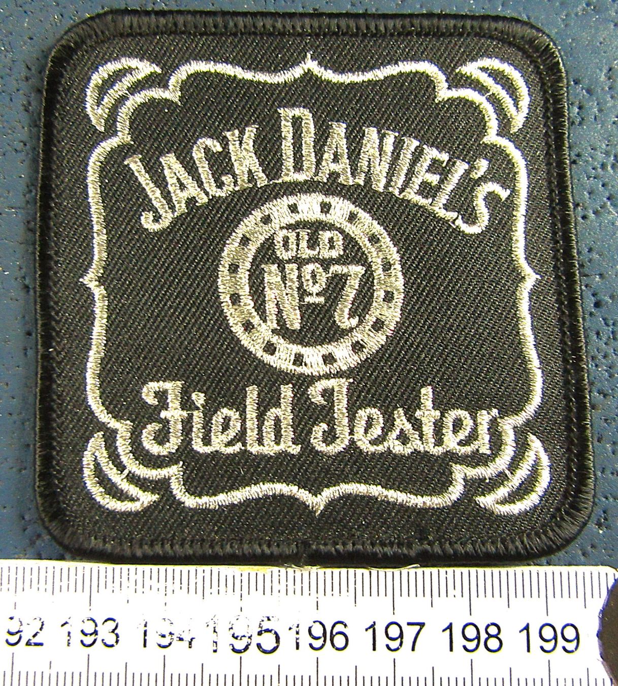 Toppe: JACK DANIELS OLD No.7 "FIELD TESTER"GESTICKT PATCH AUFNÄHER – Usato da Ettingen venduto da Hausi4711