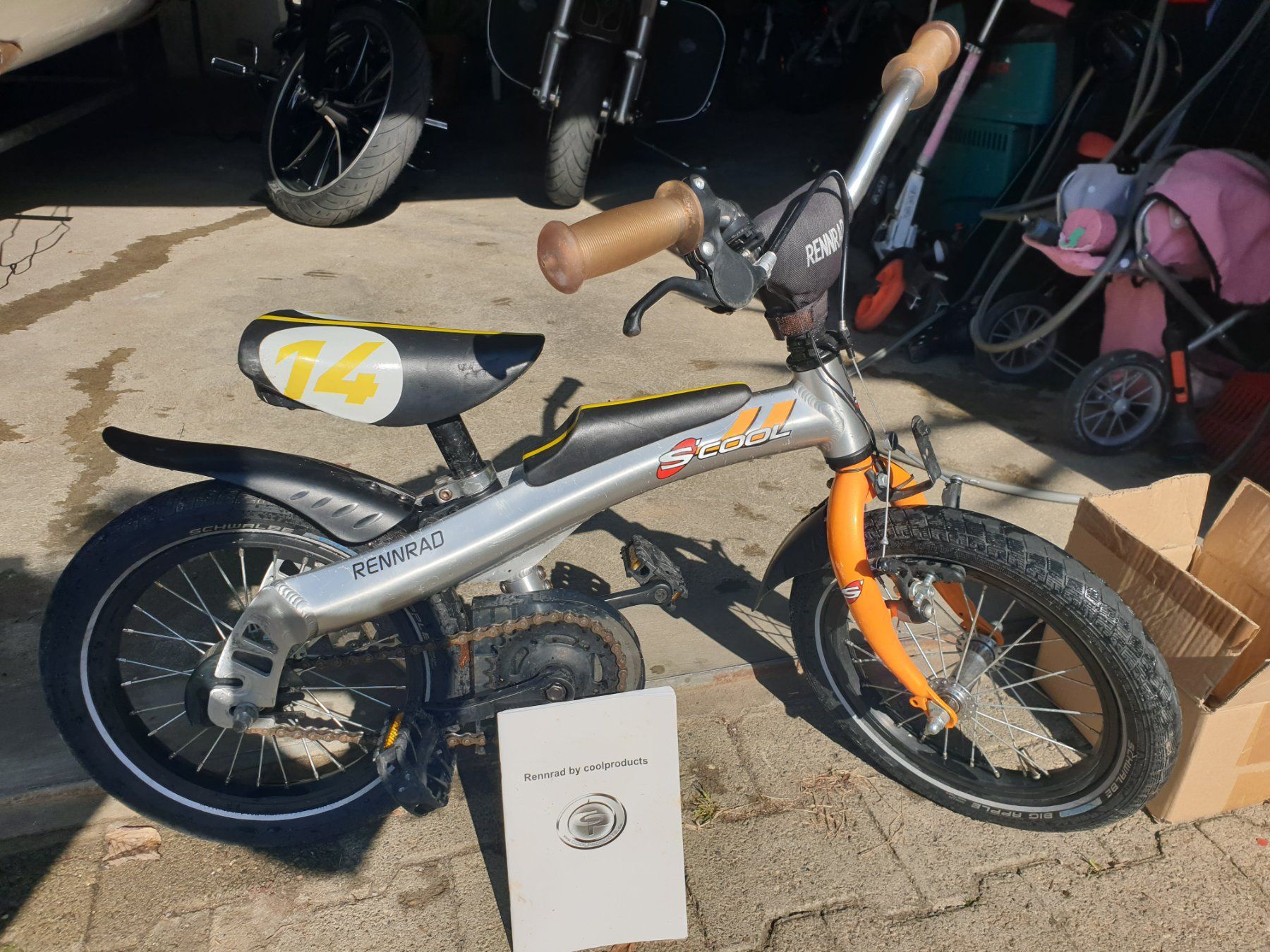 Rennrad Lernlaufrad 2 in 1, danach Kinderfahrrad / Velo (Gebraucht) in  Veltheim AG fr CHF 10  nur Abholung auf Ricardo kaufen