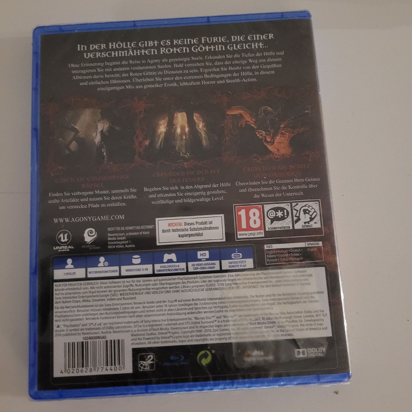 Spiele: Agony PS4 neu – Neu und originalverpackt aus Münsingen von Drachenwurst 1