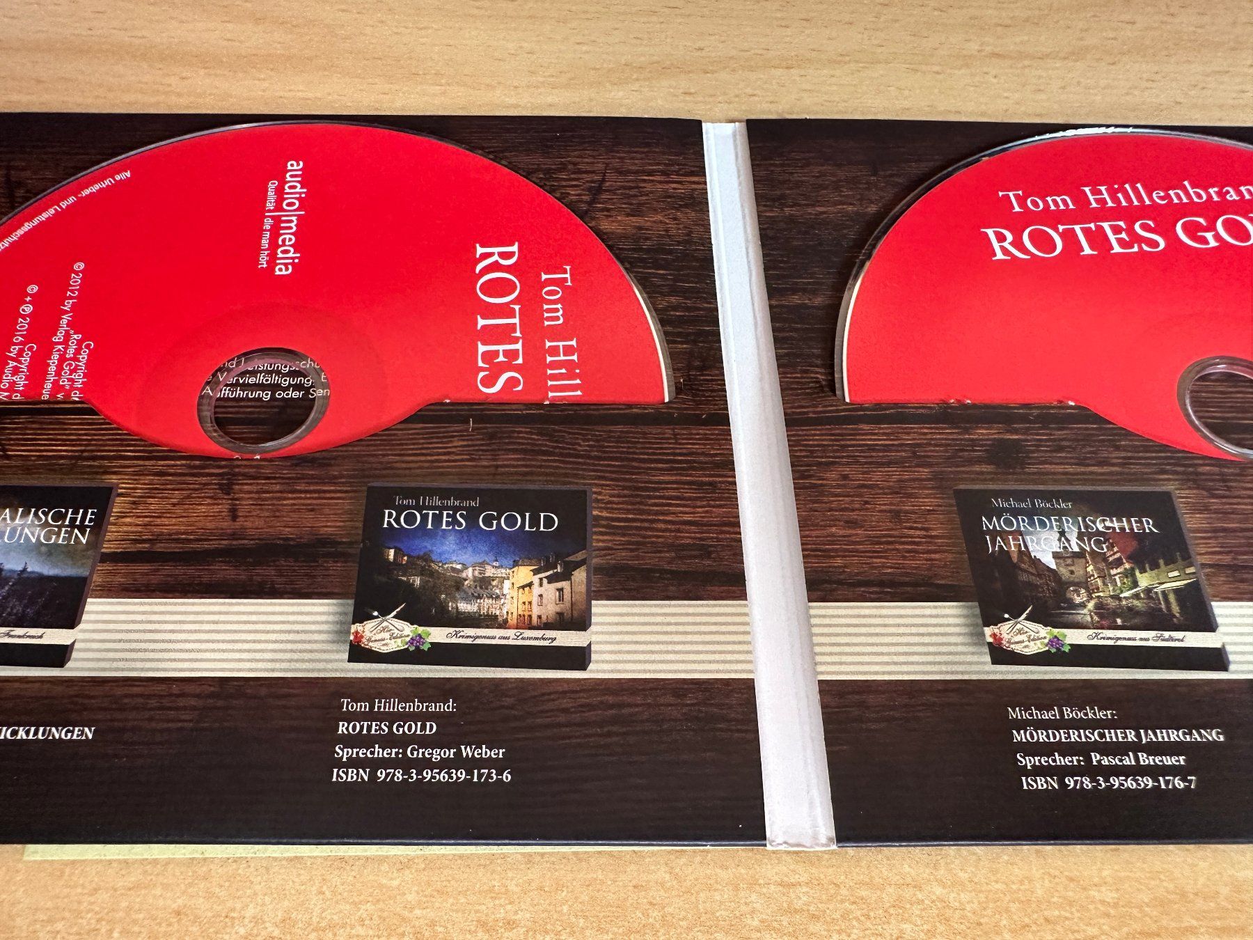 Audiolibri: Tom Hillenbrand Gregor Weber - Rotes Gold - 4 CD – Usato da Rikon im Tösstal venduto da Alpenmutz 2