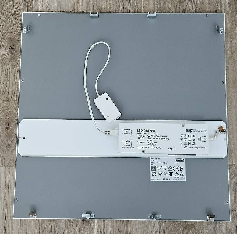 Ikea Lampadari & plafoniere: 1x Ikea Floalt 60x60cm, LED Deckenlampe – Usato da Romanshorn venduto da seaswimming 1