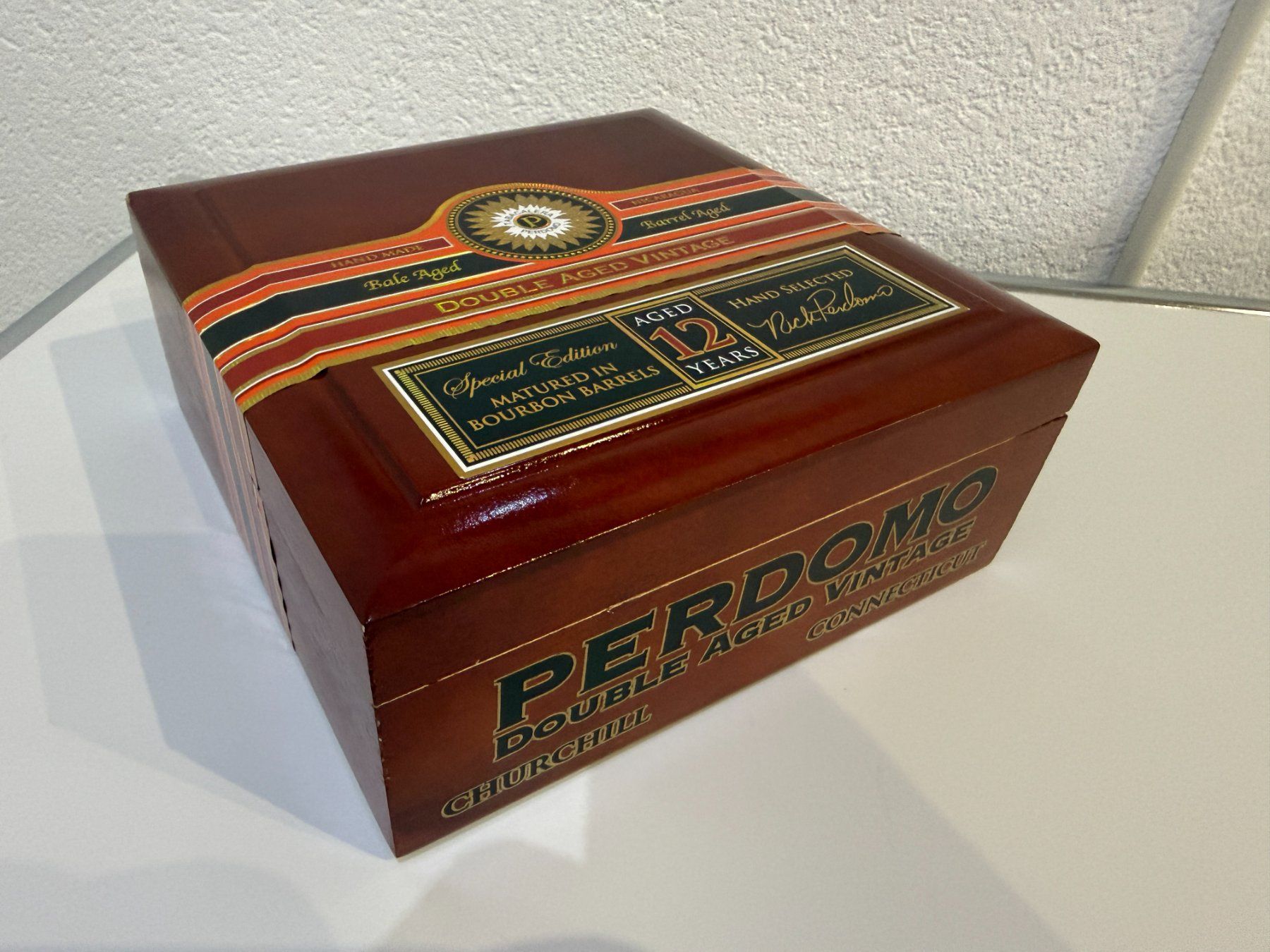 Altri Prodotti per fumatori: Schöne & elegante Zigarren-Box, Perdomo Double Aged Vintage – Nuovo (secondo la descrizione) da Unterengstringen venduto da Tnovus 1