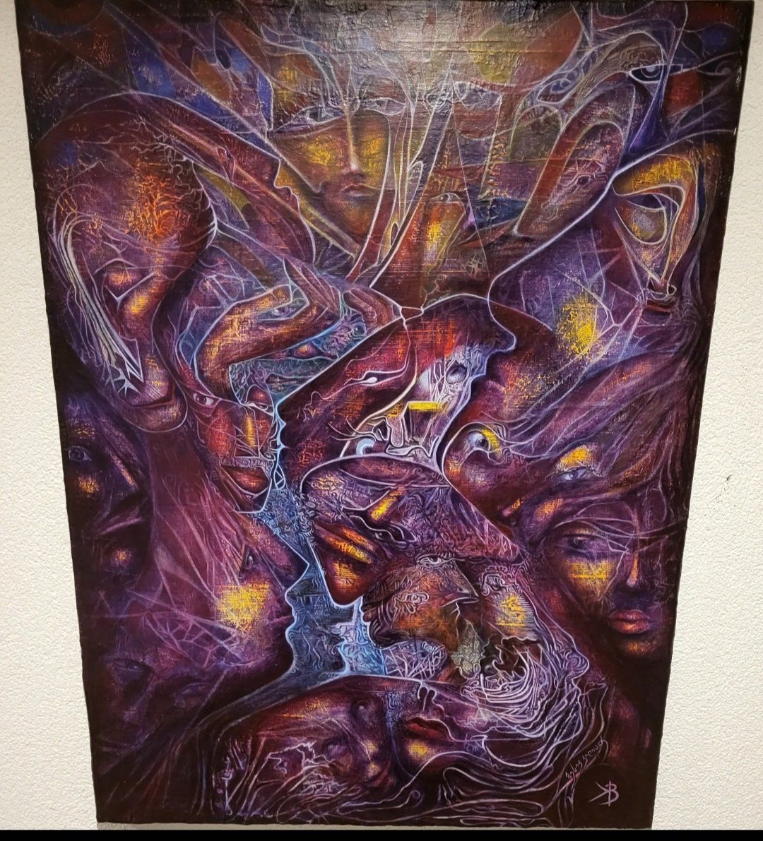 Dipinti: Ölgemälde Surrealismus auf Leinwand 80x60 cm – Nuovo e nell'imballaggio originale da Lausen venduto da and_qr9d 1