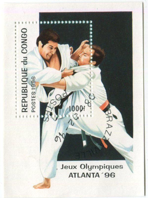 Alle Briefmarken: Block "Judo". Kongo – Neu und originalverpackt aus Basel von Butsch5