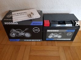Motorradbatterie, YT12A-BS, neu, AGM, auch SA / SO!