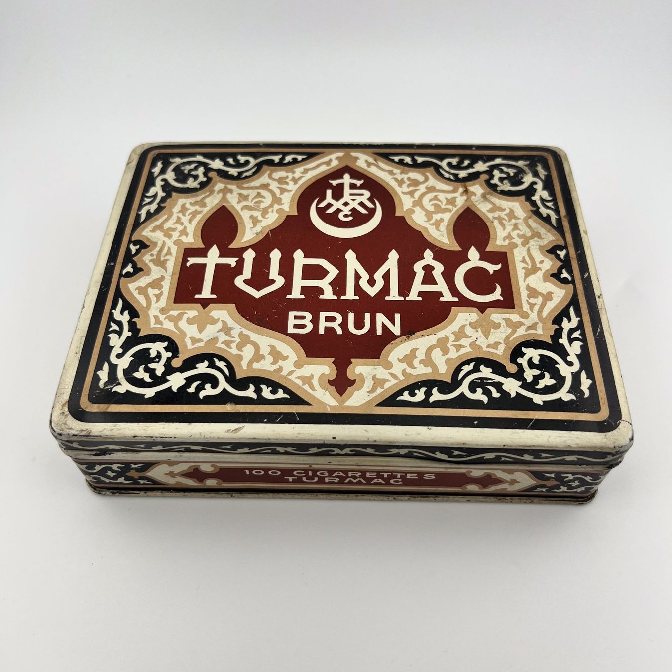 Dosen: Vintage Blechdose Turmac Brun Zigaretten Reklame Blech Dose – Gebraucht aus Neuhausen von rraayy 2