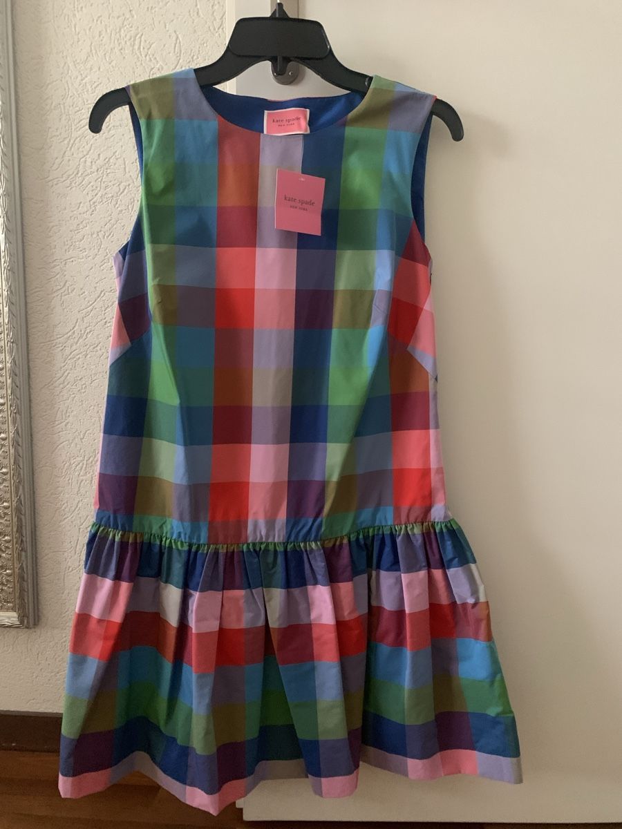 Kate Spade Vestiti: Kate Spade Dress, size S. Summer Checkered Pattern! – Nuovo e nell'imballaggio originale da Lausanne venduto da milasha