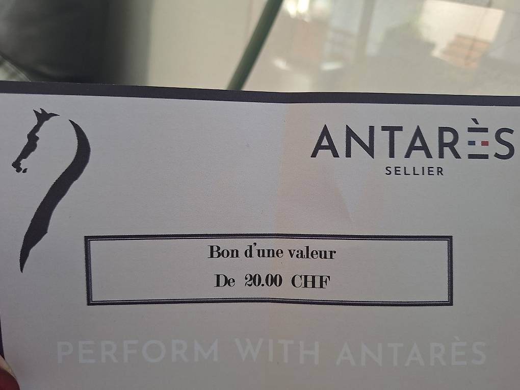 Buoni: Bon pour Antares dune valeur de 20.- – Usato da Murist venduto da jen_k88v
