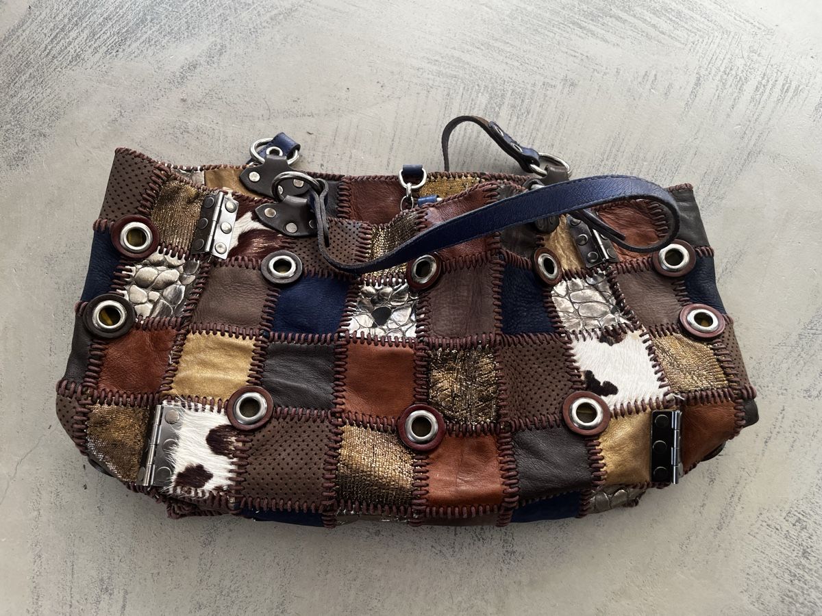 Taschen für Damen: Borsa Jamin Puech - leather patchwork – Gebraucht aus Iseo von val_tgk5 3