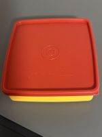 Tupperware Dose, Klassiker, gelb/rot, Retro, Vintage