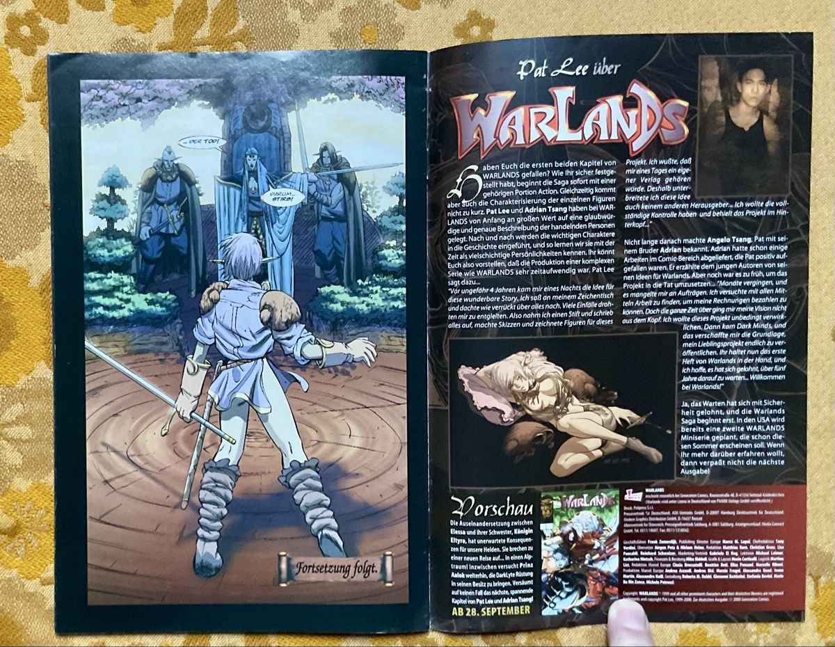 BD: Warlands Heft Nr 1 von 2000 – D'occasion à Endingen par nathan05 8