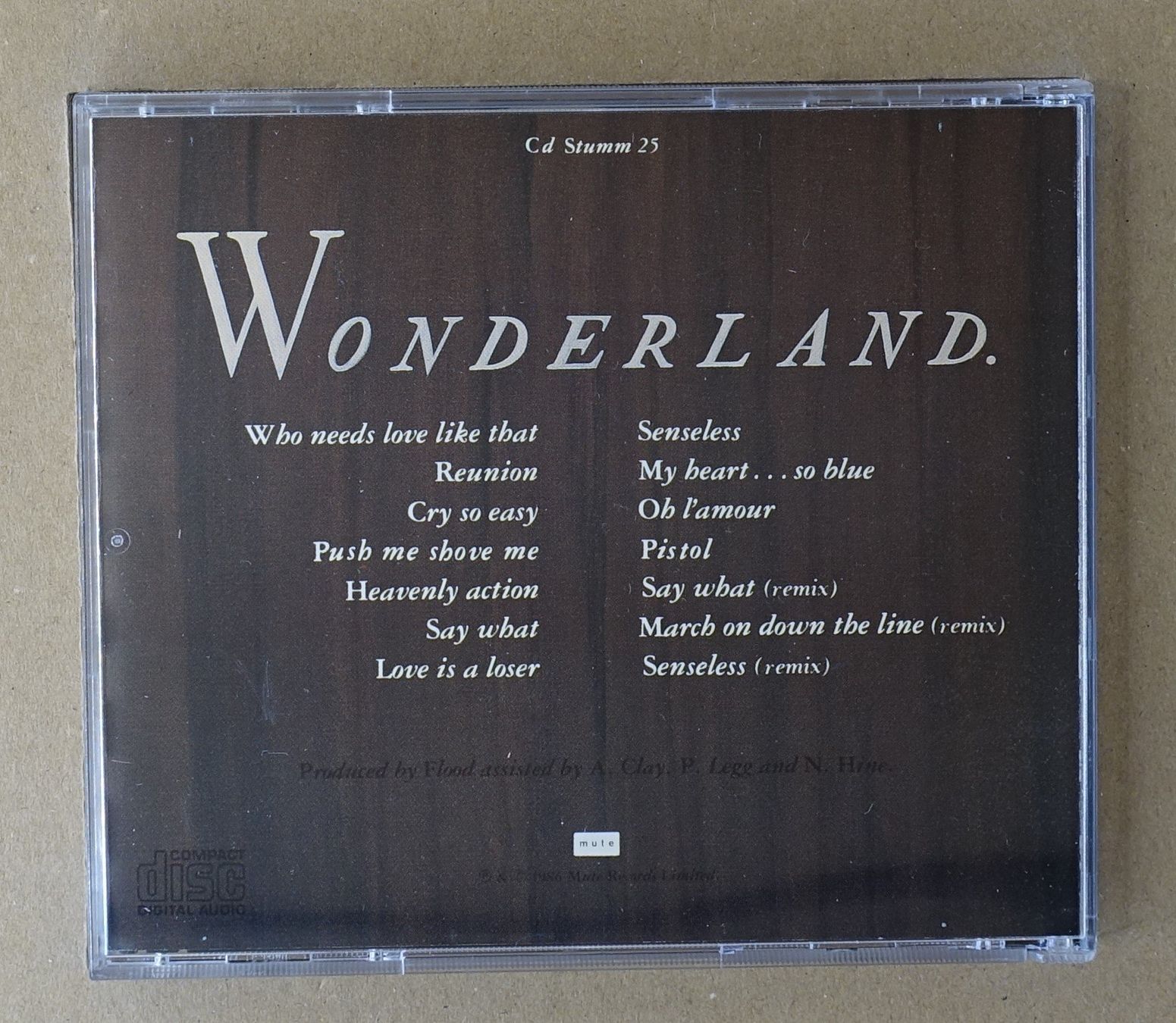 CD: Erasure – Wonderland - D3 – Usato da Sessa venduto da discoverymedia 1
