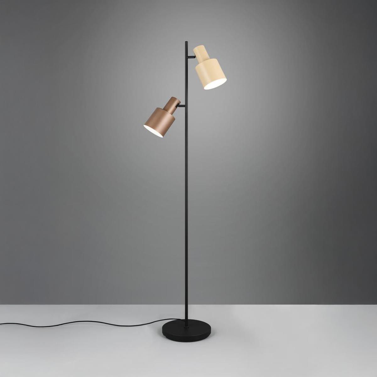 Lampade: Stehleuchte, Braun, 2 Spots, 161 cm Höhe – Nuovo (secondo la descrizione) da Kreuzlingen venduto da Smart-Light