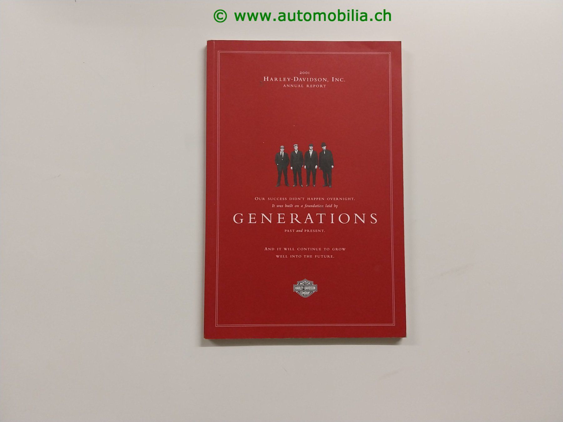 Dokumente: Harley Davidson 2001 Annual Report englisch – Gebraucht aus Weingarten-Kalth von Bettelbruenneli