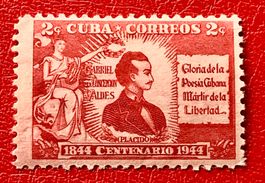 Briefmarken aus Kuba Gabriel De La Concepción Valdés  