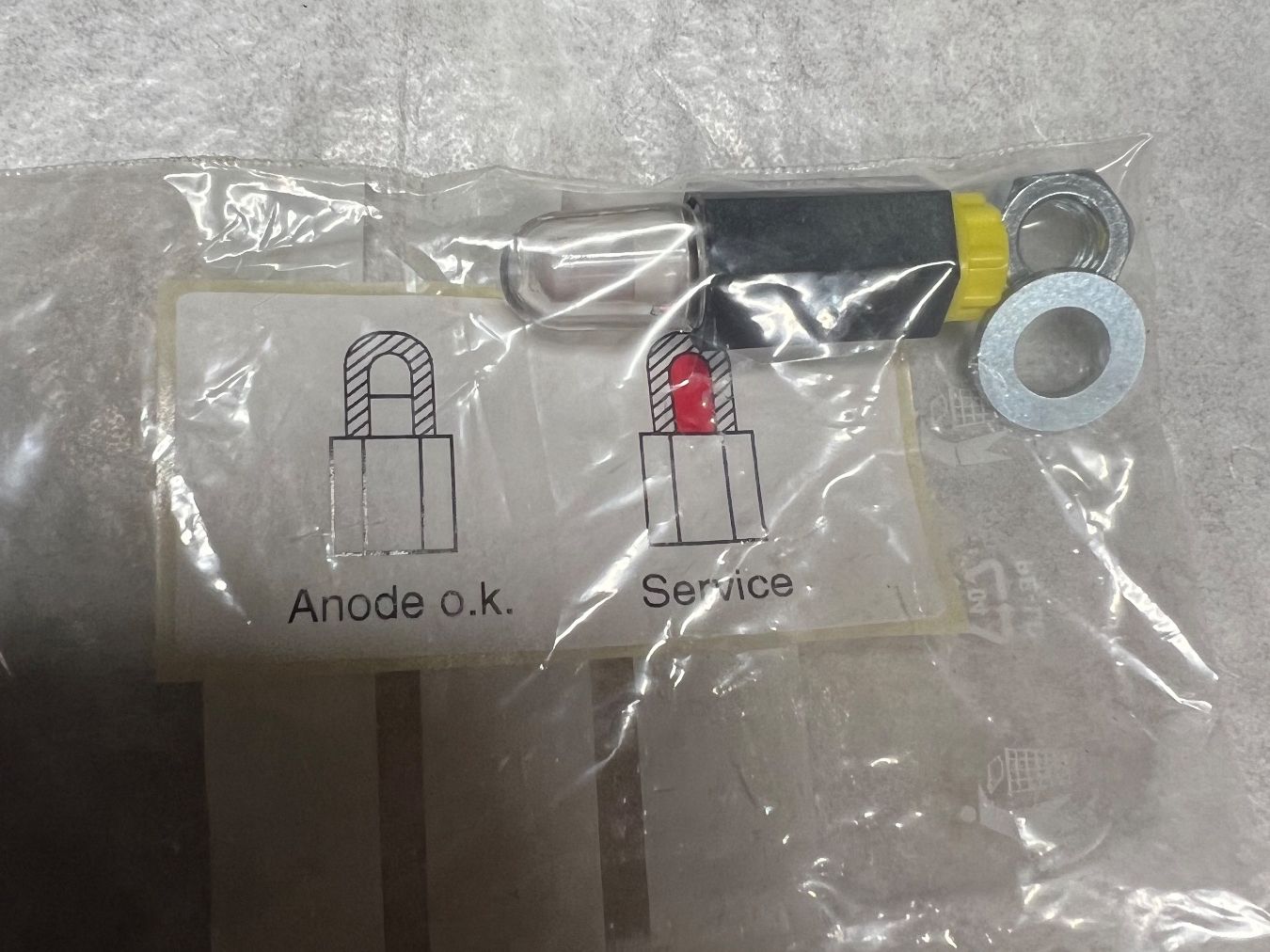 Sanitari: Signalanode Anode schutzanode – Nuovo e nell'imballaggio originale da Niederrohrdorf venduto da ledergerber 2
