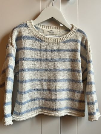 H&M Strickpullover Gr. 98/104, gestreift