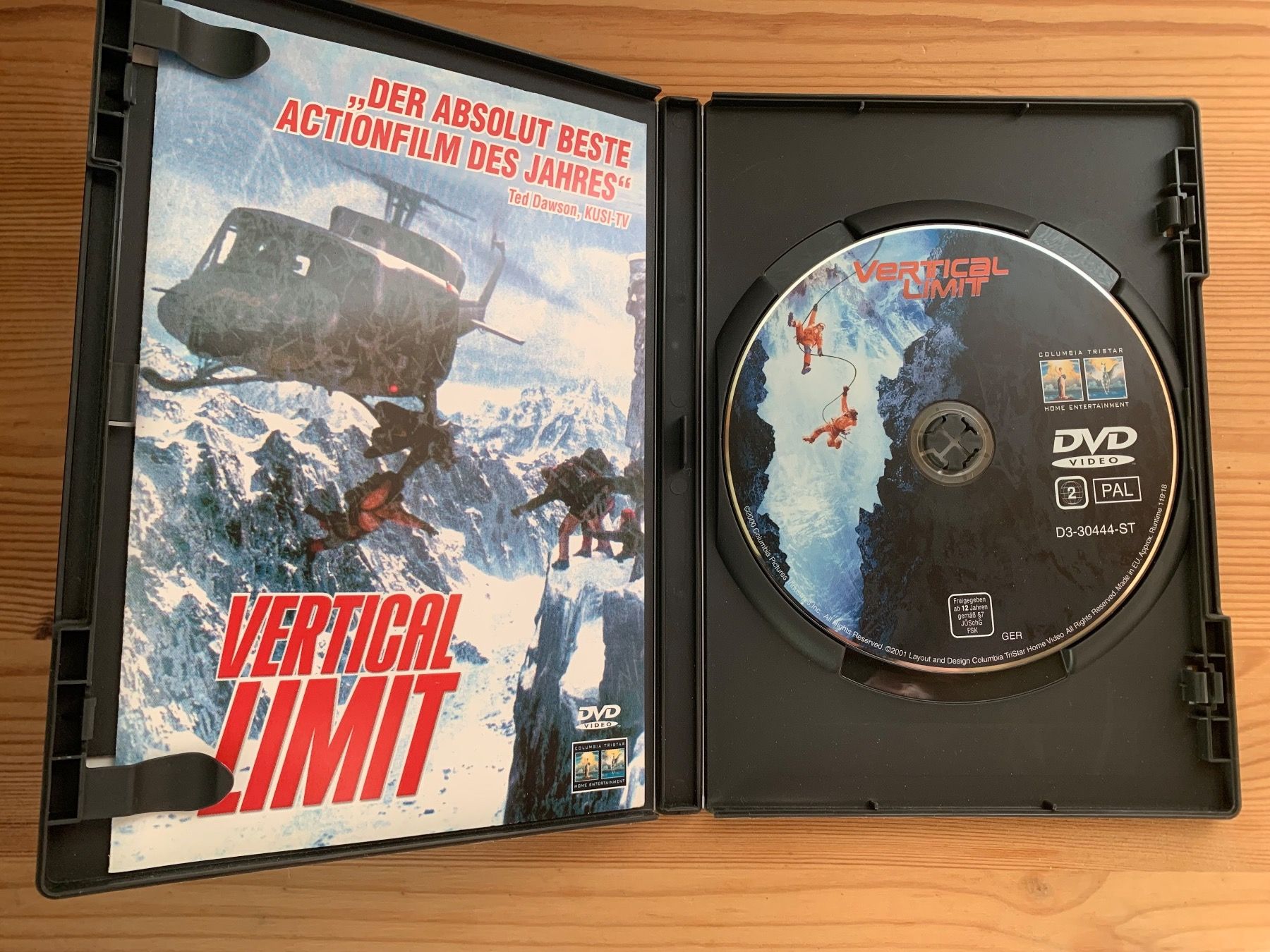 Tutti i DVDs: DVD Film Vertical Limit – Usato da Grenchen venduto da SweetiesCH 2